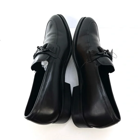 KENNETH COLE NEW YORK — BLACK, BROCK LEATHER SLIP-ON LOAFER, SIZE MENS US 8.5M - Picture 11 of 16